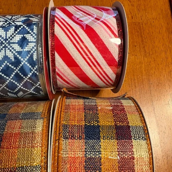 Wired Ribbon, NEW, Pack Of 10 Rolls - Picture 4 of 12